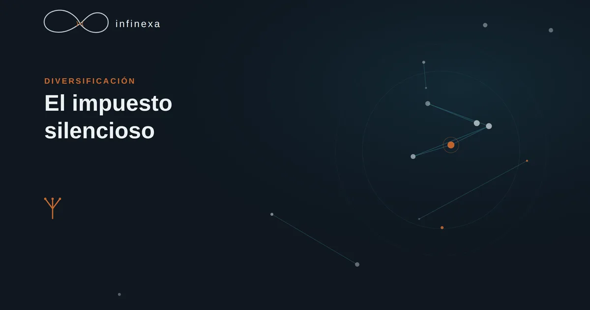 Ilustración de una balanza con billetes que pierden peso con el tiempo, representando la erosión del poder adquisitivo por la inflación